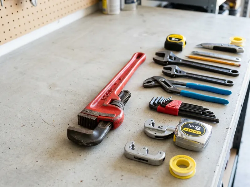 Professional plumbers in Stoy, IL equipped with top-tier tools for residential and commercial plumbing services.